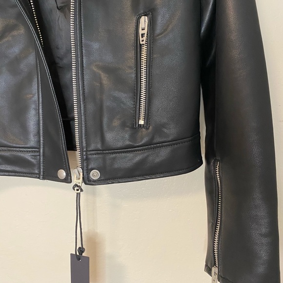 NWT NORDSTROM LEATHER JACKET - Picture 6 of 6